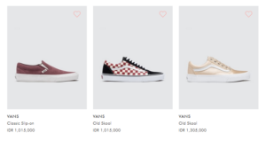 Sepatu vans terbaru