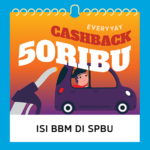 isi BBM dapat cashback